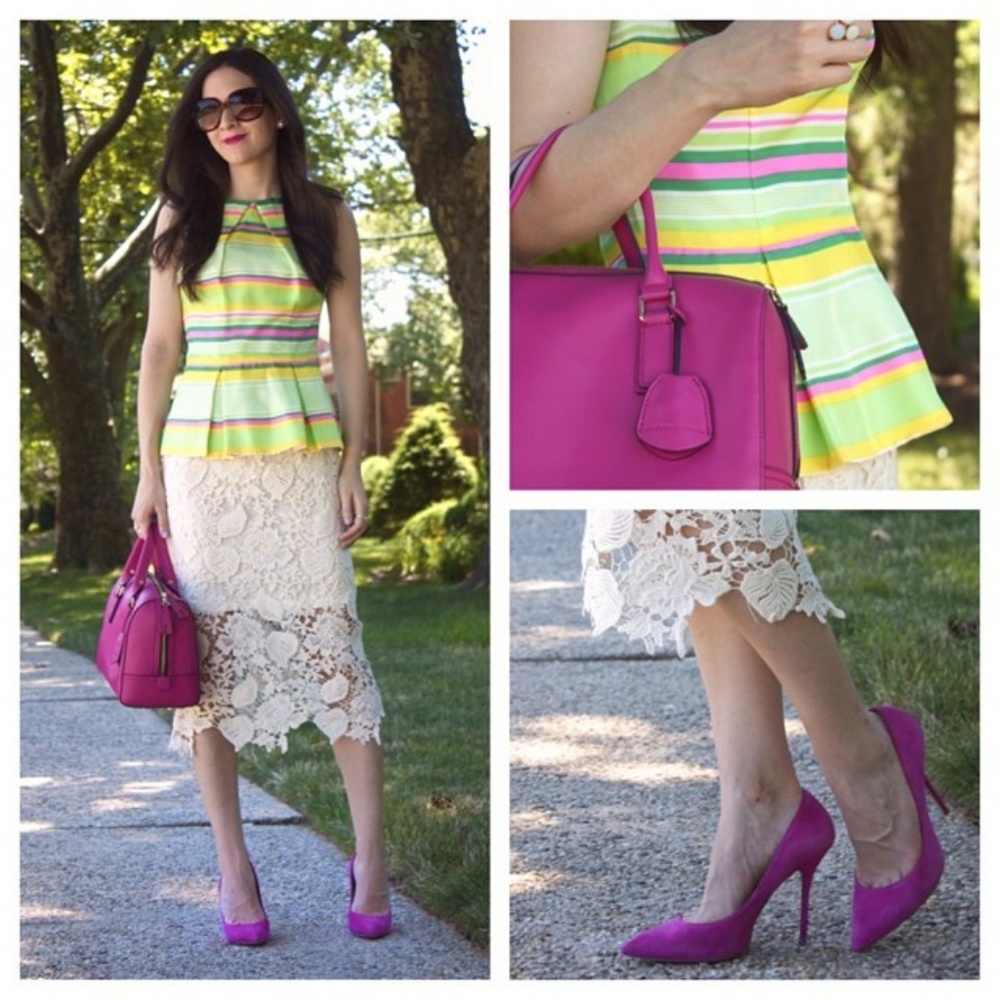 BCBG Pink Tote